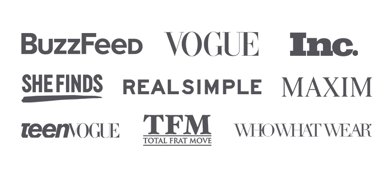 BuzzFeed, Maxim, Vogue, She Finds, Real Simple